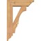 Ekena Millwork Balboa Traditional Smooth Bracket w/ Offset Brace, Western Red Cedar, 5 1/2"W x 16"D x 24"H BKT0604X16X24BOA01SWR - alternate 4